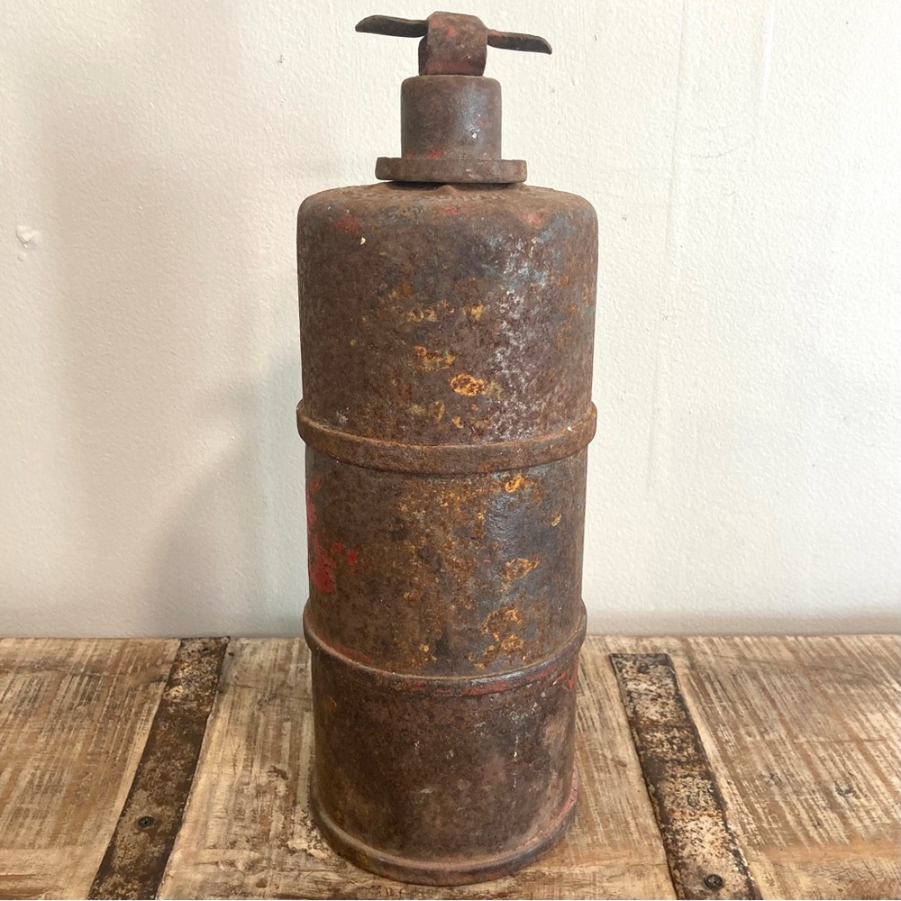 3 Vintage Bolser Corporation Roadside Flares Rusty Metal Decor Stackable - Picture 10 of 15